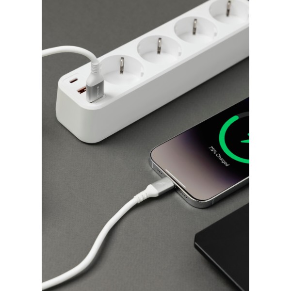 Фото - Кабель Proove ReGen Silicone USB to Lightning 2.4A (1m) white (CCRS15001102)